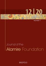 Journal of the Alamire Foundation, 2020