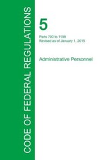 Code of Federal Regulations Title 5, Volume 2, January 1, 2015