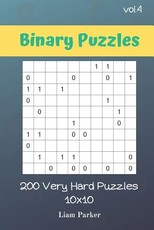 Binary Puzzles - 200 Very Hard Puzzles 10x10 vol.4