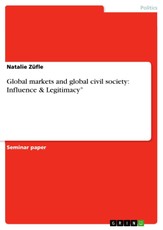 Züfle, N: Global markets and global civil society: Influence