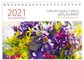 2021 m. stalinis kalendorius „Lietuvos laukų ir pievų gėlių puokštės“