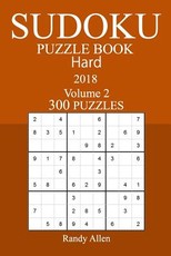 300 Hard Sudoku Puzzle Book - 2018