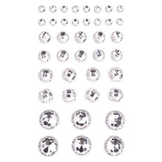 Lipnūs kristalai 40vnt CRYSTAL