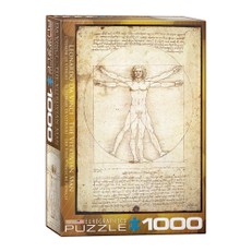 Dėlionė „Leonardo Da Vinci. Vitruvijaus žmogus”, 1000 dalių