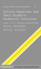 Soliton Equations and their Algebro-Geometric Solutions: Volume 1, (1+1)-Dimensional Continuous Models