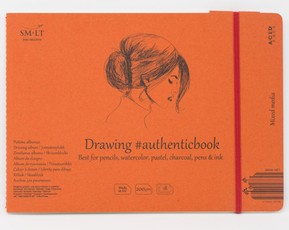 Eskizavimo užrašų knygutė 176x245 18l 200gsm*