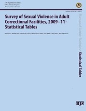 Survey of Sexual Violence in Adult Correctional Facilities, 2009-11-Statistical Tables