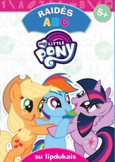 MLP. Raidės. ABC su lipdukais. Vaikams nuo 5 metų