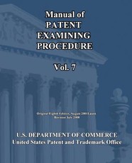 Manual of Patent Examining Procedure (Vol.7)