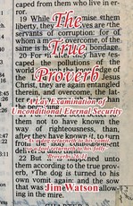 The True Proverb - A Lay Examination of Unconditional Eternal Security
