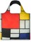 LOQI pirkinių krepšys „PIET MONDRIAN: Composition with Red Yellow Blue and Black“