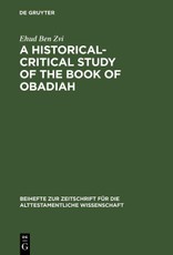 A Historical-Critical Study of the Book of Obadiah