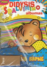 Meškučio sapne. Didysis spalvinimo albumas