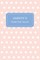 Aubrey's Pocket Posh Journal, Polka Dot