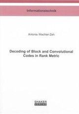 Decoding of Block and Convolutional Codes in Rank Metric