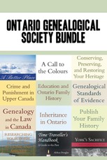 Ontario Genealogical Society 12-Book Bundle