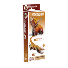 EUGY 3D kartoninis modelis „Aukštikalnių karvė“