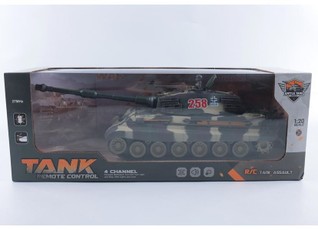 R/C tankas su garsu ir šviesa