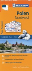 Michelin Regionalkarte Polen Nordwest 1 : 300 000