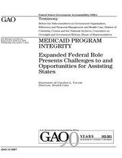 Medicaid program integrity