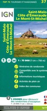 Saint Malo Côte d'Emeraude Mont St. Michel 1:75 000