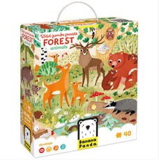 Lavinamasis žaidimas „Wild Jumbo Puzzle. Forest Animals“ Lavinamasis žaidimas „Wild Jumbo Puzzle. Forest Animals“