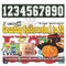 Counting Spiderwebs 1 to 20. Bilingual Spanish-English