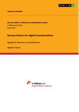 Success factors for digital transformation