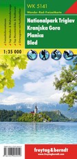 WK 5141 Nationalpark Triglav - Kranjska Gora - Planica - Bled, Wanderkarte 1:35.000