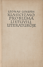 Klasicizmo problema lietuvių literatūroje