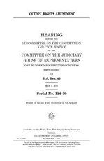 Victims' Rights Amendment