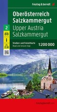 Oberösterreich - Salzkammergut, Straßen- und Freizeitkarte 1:200.000, freytag & berndt