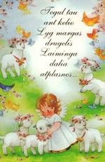 Dvigubas atvirukas su voku