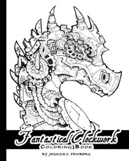 Fantastical Clockwork Coloring Book