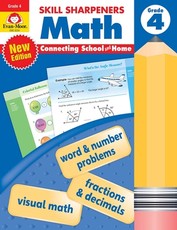 Skill Sharpeners: Math, Grade 4 Workbook