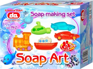 „Soap Art“ muilo kūrybos rinkinys. Transportas