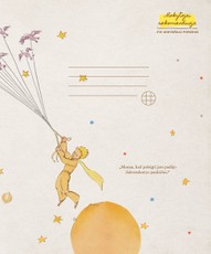 Sąsiuvinis MAŽASIS PRINCAS IR IŠSKRENDANTYS PAUKŠČIAI, 24 lapai, langeliais