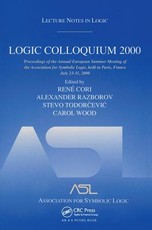 Logic Colloquium 2000 (Hardcover)