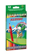 Pieštukai spalvoti ALPINO Erasable 12sp