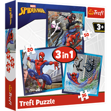 TREFL SPIDER-MAN 3 dėlionių rinkinys „Žmogus-voras“