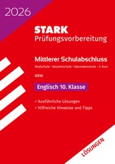 STARK Lösungen zu Englisch E-Kurs - Mittlerer Schulabschluss (MSA) 2026 NRW - Prüfungsvorbereitung