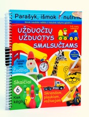 Užduočių užduotys smalsučiams su nepaprastu rašikliu. Parašyk, išmok ir ištrink