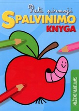 Pati pirmoji spalvinimo knyga. Mėlyna