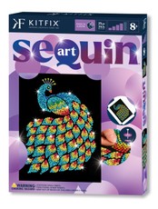 KITFIX DIY „Sequin Art“ violetinis rinkinys „Povas“