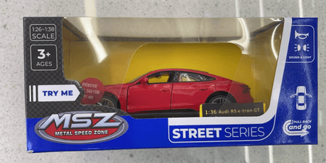 MSZ Automobilio modelis Audi E-tron GT, skalė 1:36
