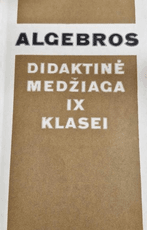 Algebros didaktinė medžiaga IX klasei