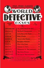 World Detective Cases, January 1939