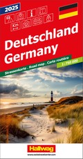 Hallwag Strassenkarte Deutschland 2025 1:750.000