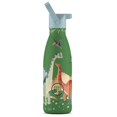 Vaikiška nerūdijančio plieno gertuvė Cool Bottles „Jurassic Era“, 350 ml