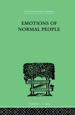 Marston, W: Emotions Of Normal People